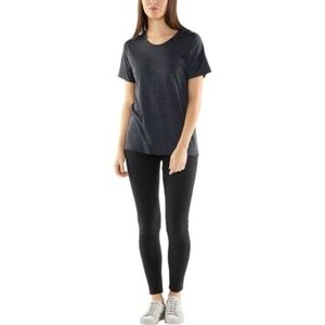 ICEBREAKER Black Stretch Wool Leggings S